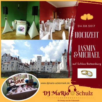 Hochzeit Schloss Boitzenburg mit DJ Mario Schulz Schwedtoder DJ Blog